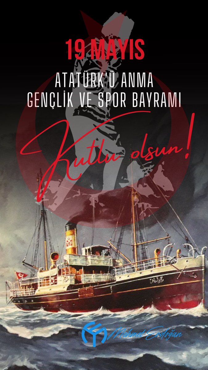 " Ey Türk gençliği! Birinci vazifen; Türk istiklalini, Türk cumhuriyetini, ilelebet muhafaza ve müdafaa etmektir."

Mustafa Kemal Atatürk 

19 Mayıs Atatürk'ü Anma, Gençlik ve Spor Bayramı kutlu olsun.
