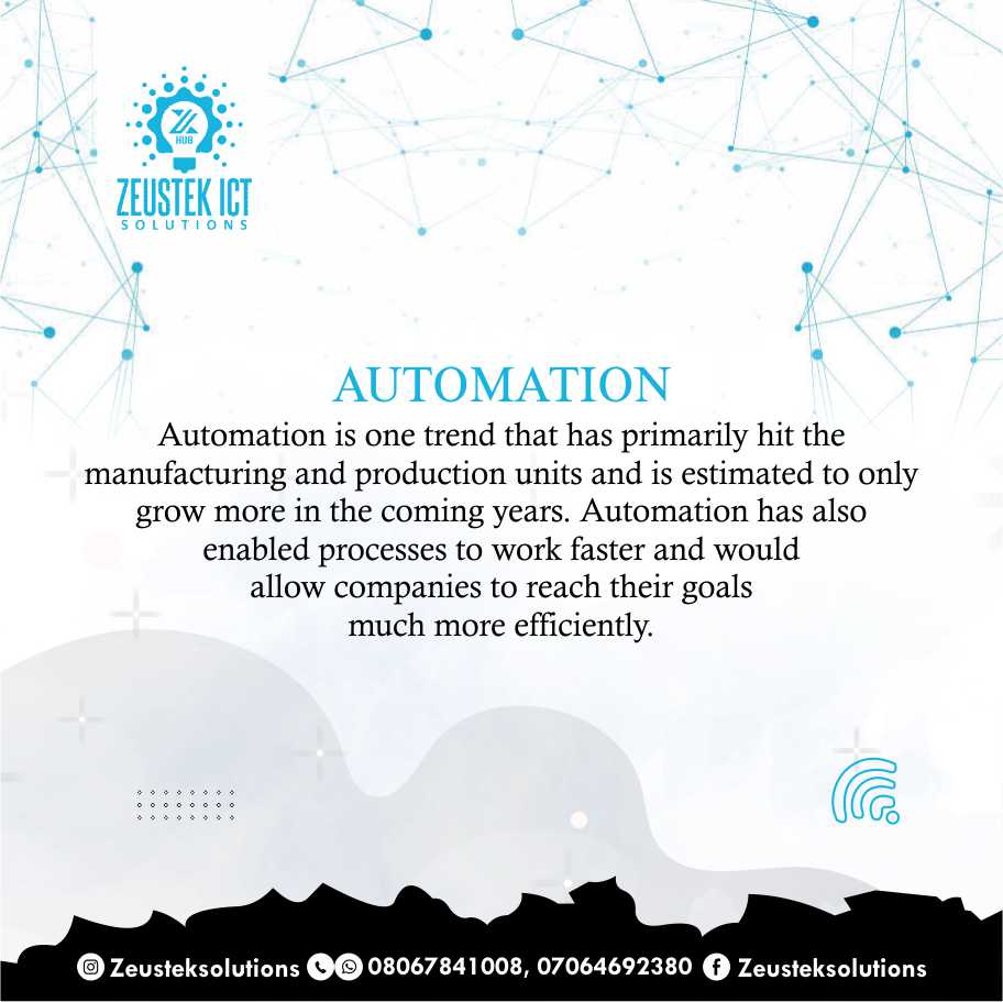 Zeusteksol30744's tweet photo. Here are some trends that are transrming the world of Information Technology (IT)

Are you aware of other trends? Please share in the comment section below.

Don't forget to like, follow and share.

#tech#google#python#datascience#career#edge#IBM#computing#machinelearning https://t.co/HKOS01Y8sk