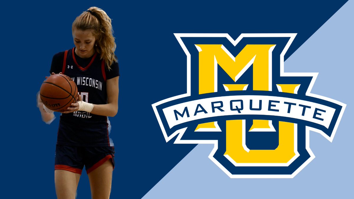 Very grateful to have received an offer from Marquette! Thank you Coach Duffy, Raterman, Taylor, Rushdan, and Tsipis for believing in me! Go Eagles‼️💙💛 @MarquetteWBB @TW_fanning @vcteamwi