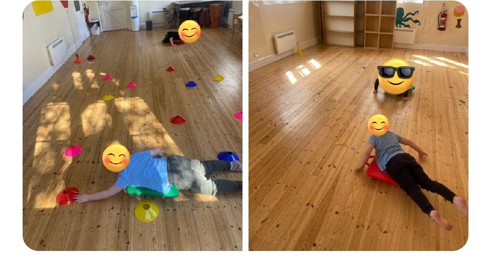 ninalouise213's tweet image. Picture 1 Prone extension March 2023. Picture 2 Prone extension May 2023. Integrating the TLR reflex for improved attention, reading, writing and posture. Incredible work by our team! 💞 #sensoryintegration #primitivereflexes