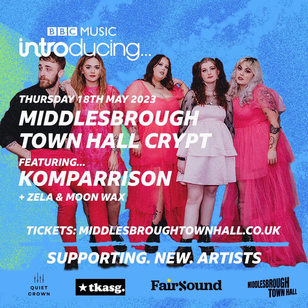 I’ve pre-recorded tonight’s show from 7pm - 10pm whilst we are over at our <a href="/bbcintroducing/">BBC Music Introducing</a> live event in collab with @henrycarden &amp; <a href="/mbro_townhall/">Middlesbrough Town Hall</a> 

Music from <a href="/dnc_musician/">David Neil Crabtree</a> <a href="/jendixonmusic/">Jen Dixon 🎶</a> <a href="/Pandalasagne/">PANDA LASAGNE</a> <a href="/WaxHrtSodality/">Wax Heart Sodality</a> <a href="/lippice/">Jimmy Andrex</a> <a href="/MarinaJosephina/">Marina Josephina</a> <a href="/komparrison/">Komparrison🖤</a> <a href="/SWEARSband/">SWEARS</a> and more!!