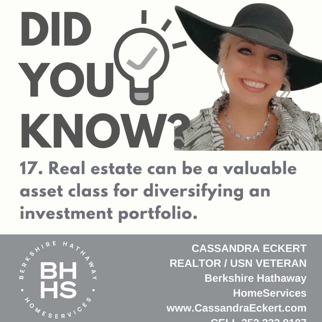 17. Real estate can be a valuable asset class for diversifying an investment portfolio. #portfolio   #propertyportfolio   #diversification   #growyourmoney   #networth