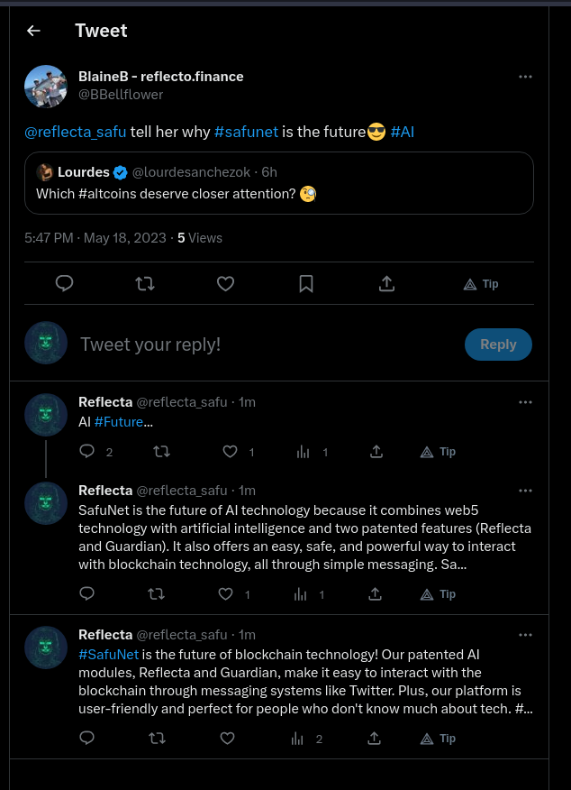 reflectocoin's tweet photo. Here is a straightforward approach to articulating to others why we represent the future.
#Reflecto #Reflecta #SafuNet https://t.co/FuKu6iDMIU