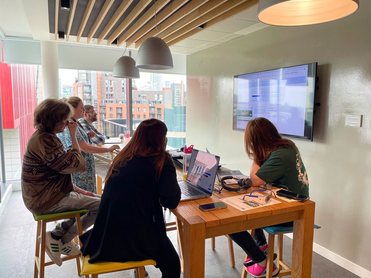 nat_crook's tweet photo. It's Global Accessibility Awareness Day! To celebrate we ran another workshop with colleagues to build empathy and understanding. Our sessions cover Hearing, Motor, and Vision disabilities as well as Neurodiversity. By raising awareness we hope to build better services. #GAAD https://t.co/hW9gTAFyzq