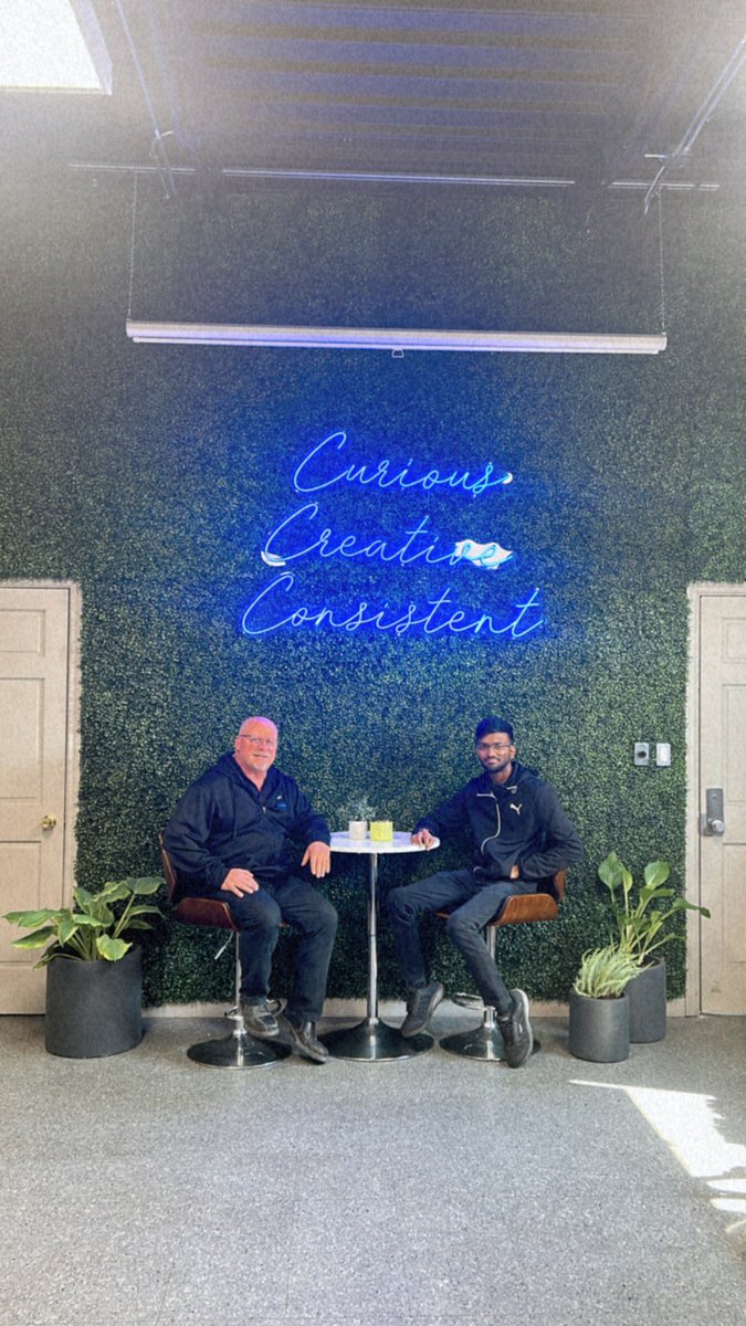 Laval's Engineering/Program Management team truly embodies what it means to be Curious, Creative and Consistent. ✔️
With that, we wanted to give their office space a little personal touch to match their vibes. 🍃 🌱 
 Special shoutout to Sandra &amp; Nicole for creating this space 🙌