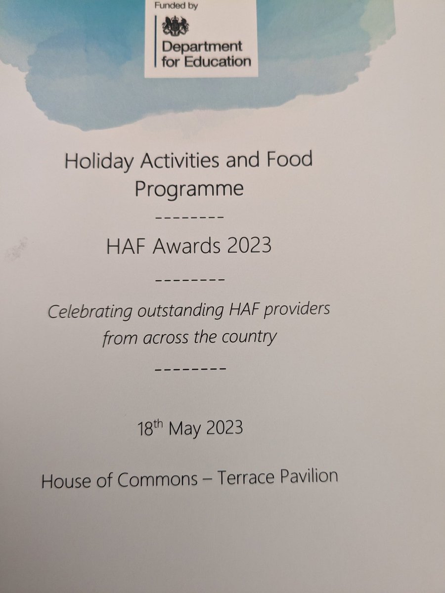 LodgeSandbach's tweet photo. Thankyou for a day of celebration at the @educationgovuk HAF Awards 2023 in the @HouseofCommons. Regional Winners and Special Recognition Awards 🎊🎉 What a team effort to support the people that need it most! #HAFAwards2023 #HAFProgramme #TeamEffort #TeamLodge @CheshireEast https://t.co/VFJEgD3As0