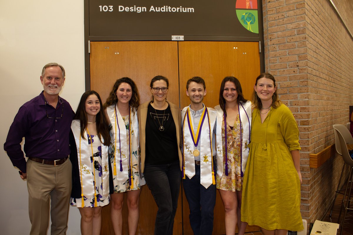 lsucoad's tweet photo. The College of Art &amp; Design Honors Ceremony recognized Class of 2023 graduates including University Medal recipients, Dean's Medal Recipients, Tau Sigma Delta members and those graduating with Latin Honors. Congrats, soon-to-be graduates! #LSU #lsugrads https://t.co/KzWy3ALyJV