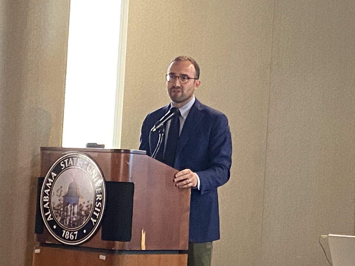 alabamapossible's tweet photo. #ReEngageAL 4-year colleges gathered at @alabamastateu to explore ways to remove barriers to institutional student debt. @ACHE_EDU @GovernorKayIvey @ThirdSectorInc @ALWorksSystem @edstrategygroup @alabamapossible https://t.co/Y89CSIUEtx