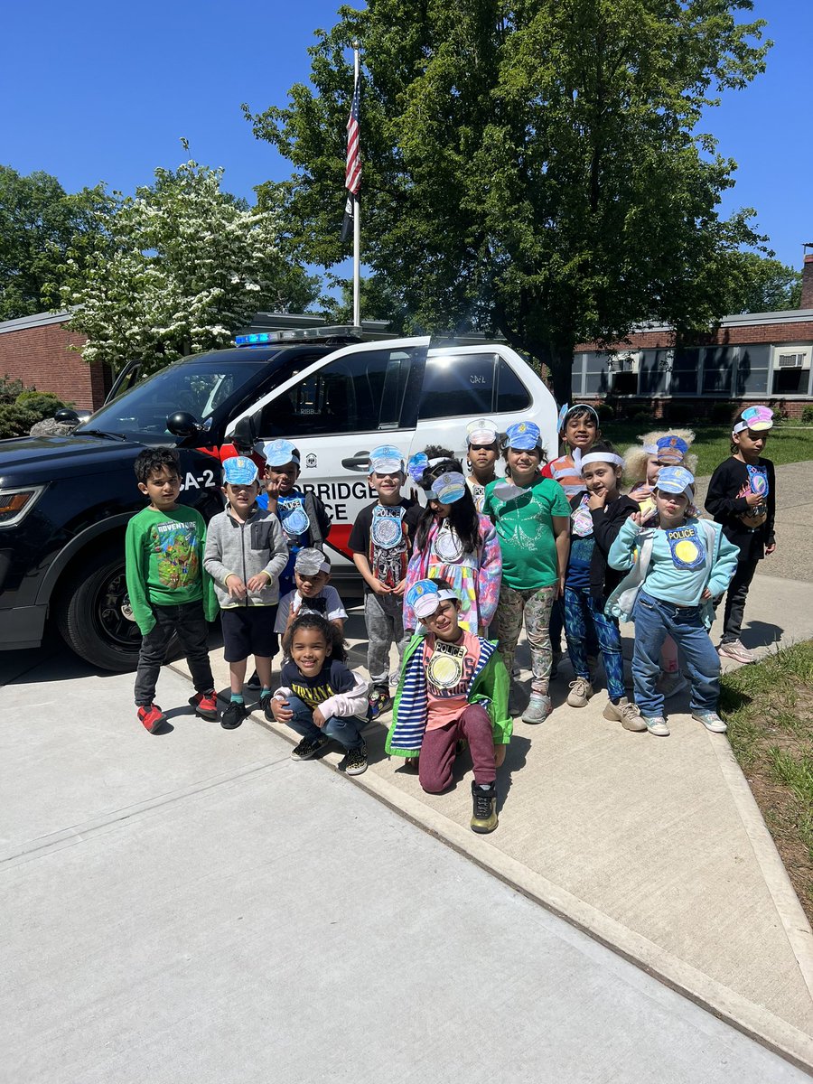 Police Week 2023 was a blast! Thank you to the Woodbridge Police Dept. for letting the students tour the police cars &amp; coloring with us! <a href="/CubsKp24/">Kennedy Park School #24</a>