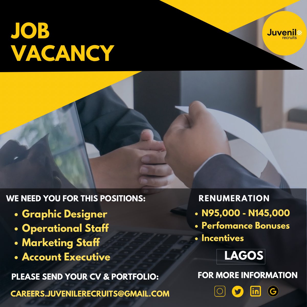 JuvenileRecruit's tweet photo. AMVCA
APPLY NOW !!!!! https://t.co/8OhjJM8VsW
