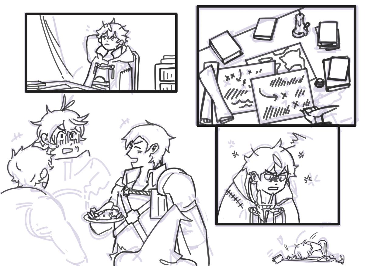 Cleaning my gallery have unfinished probably never to be finished chrobin comic 😎❤️