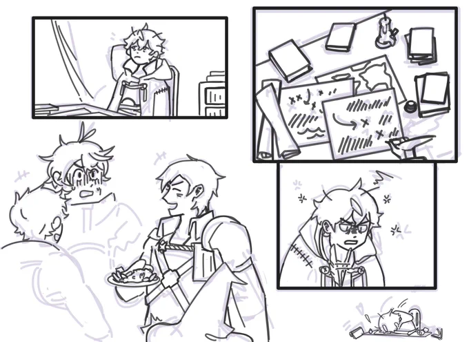Cleaning my gallery have unfinished probably never to be finished chrobin comic 😎❤️