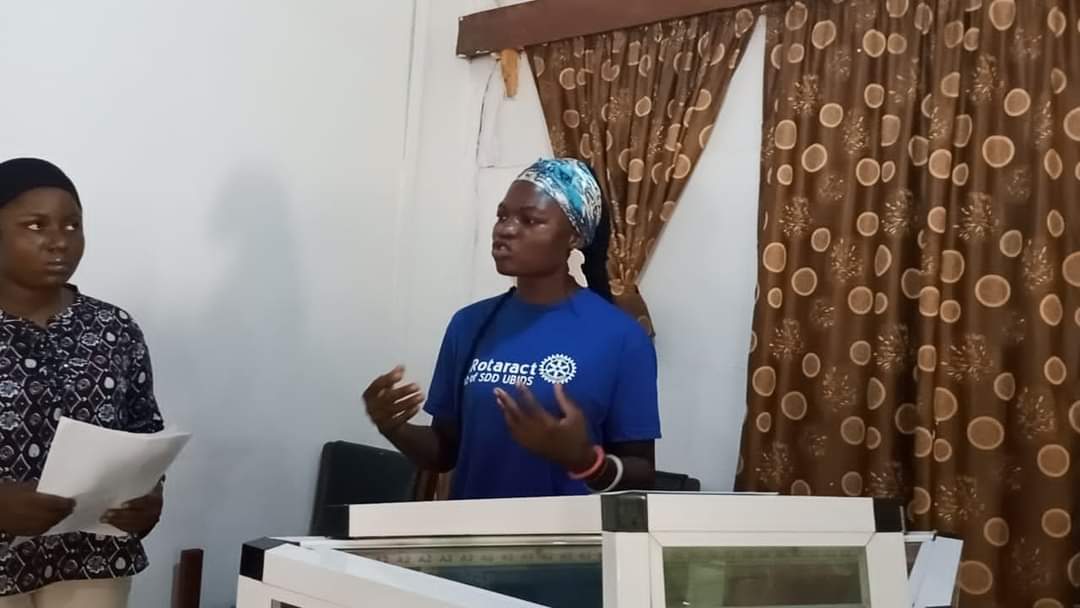 CARDGHANA's tweet photo. On 13th May, 2023 at the Wa Municipal Assembly Conference Hall,  Girls and Young Women. The symposium with mentors highlights the high #sanitary pads #prices. The #impact on youn girls in huge. Thanks to @SheLeadsWeGain
#PlanInternational Ghana. #RefucePadPrices https://t.co/Os4hW6tzWr