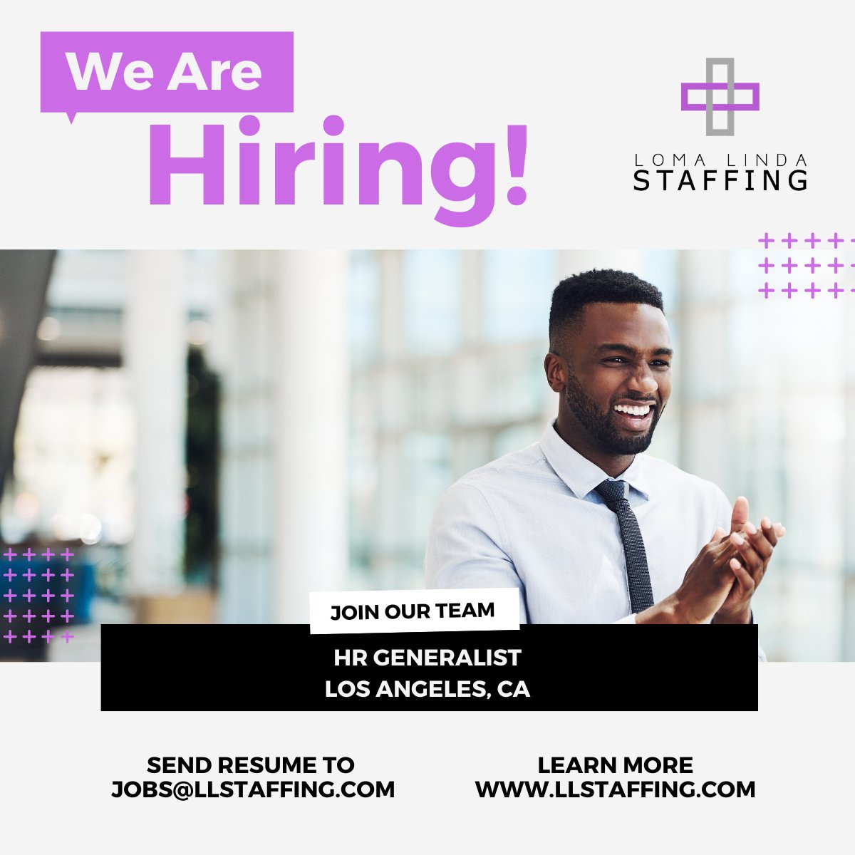 LLStaffingLLC's tweet photo. We are hiring! HR Generalist in Los Angeles, CA. Apply today to learn more! https://t.co/4kDqX2ZjBv