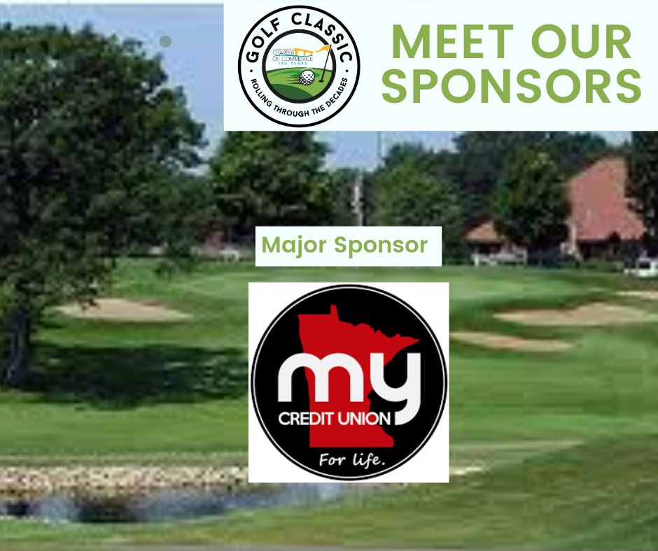 Time to meet another Golf Classic Major Sponsor- @My Credit Union
Thank you for your support!