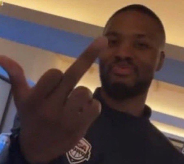 To all the Blazer fans tryna force Dame out: