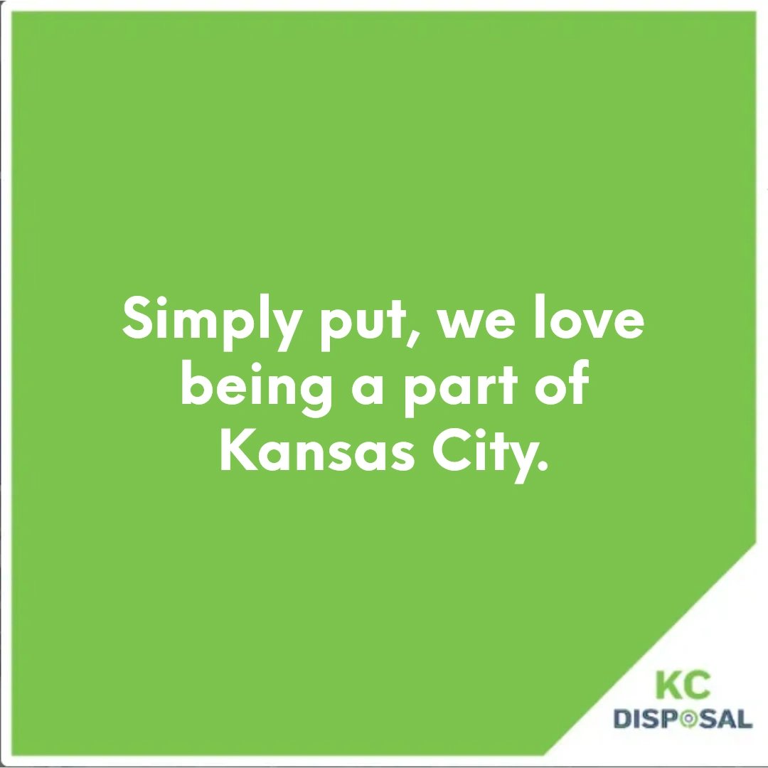 DisposalKc's tweet photo. We make it a point to keep our clients happy, and we do it by providing then with the latest and greatest in trash and recycling pick up. https://t.co/zwGvmvOVKK