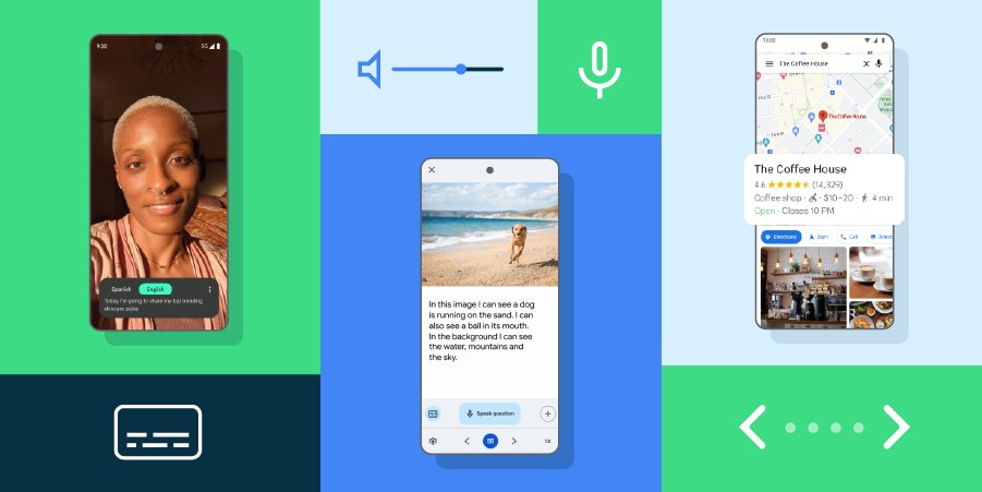 Today is #GlobalAccessibilityAwarenessDay and we're celebrating by announcing new accessibility updates to Google Lookout, Live Caption, Wear OS, Maps, Chrome and more. Learn more about some of our latest updates  → goo.gle/3Mhs9Qr 🧵 ↓