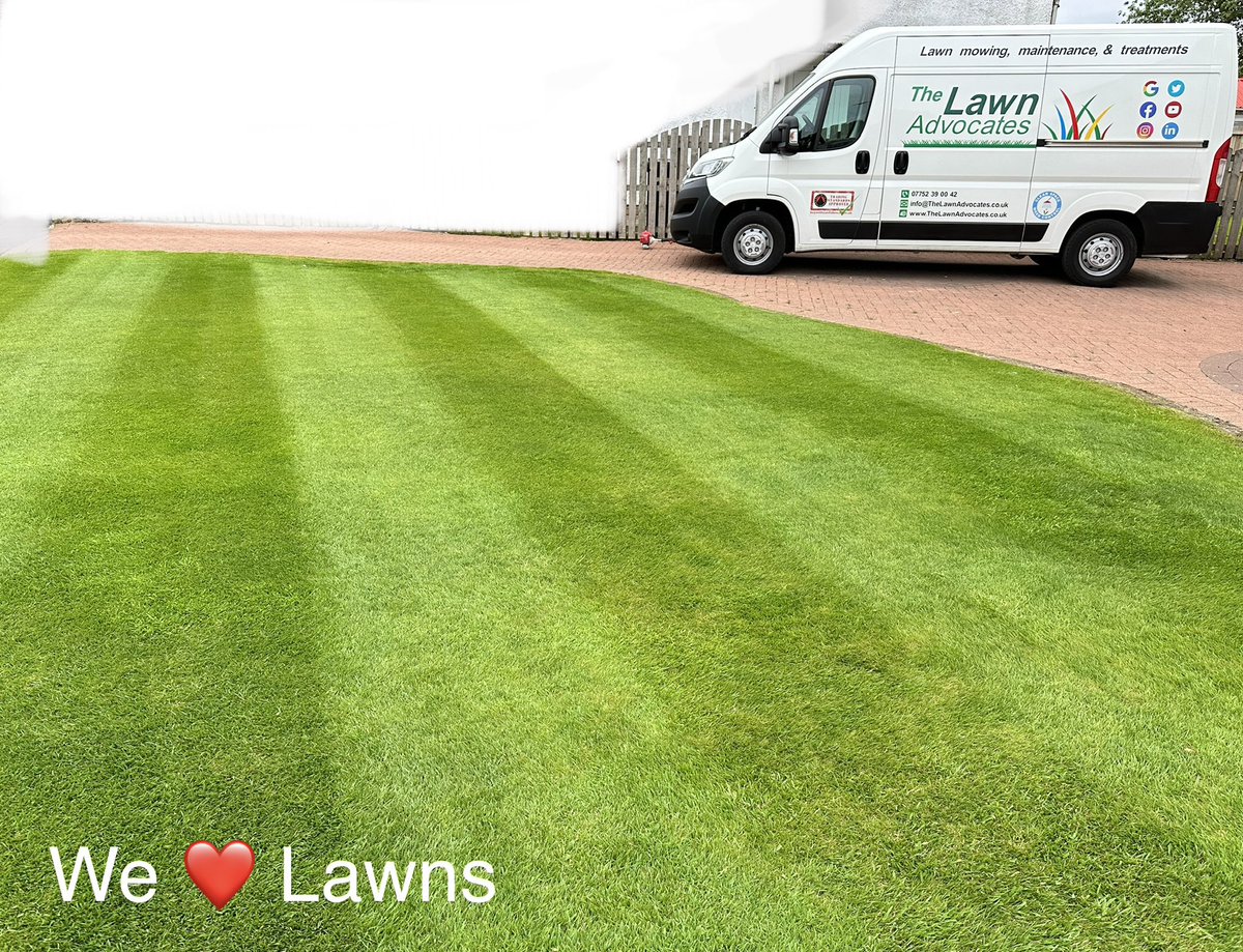 The green highway 🌱. We chase it. We strive for it. But always, always, always, there’s just a little more to do. And then, the winter arrives, and we wait until we can feel the soft blades beneath our feet, the endorphins kick in, and the chase begins once again. 
We ❤️ Lawns.