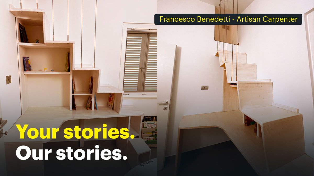 #GoliathCNC is officially an artisan tool!

Seems impossible?
Check out the story interview of Francesco Benedetti and his workshop La Bottega 4.0👀 bit.ly/GoliathatBotte…

⚡️The perfect match between his mind and Goliath is opening a whole new world of design possibilities⚡️