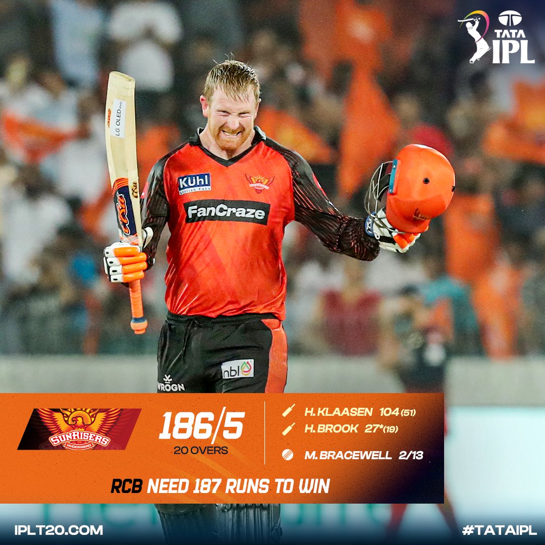 Klaasen Classic. What a player Henrich Klaasen. Great against spin Should be a good game. #SRHvRCB