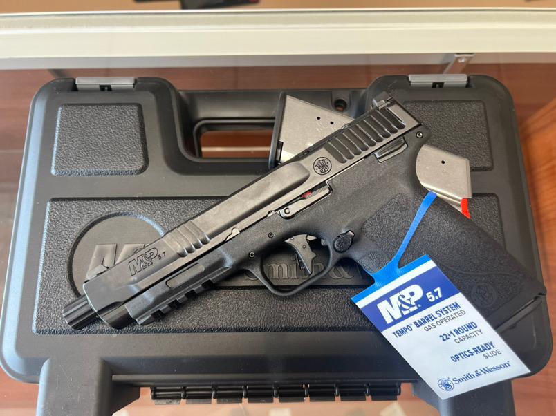 PhoenixGunCo's tweet image. Smith&amp;amp;Wesson M&amp;amp;P 5.7 Optics Ready Threaded Barrel -