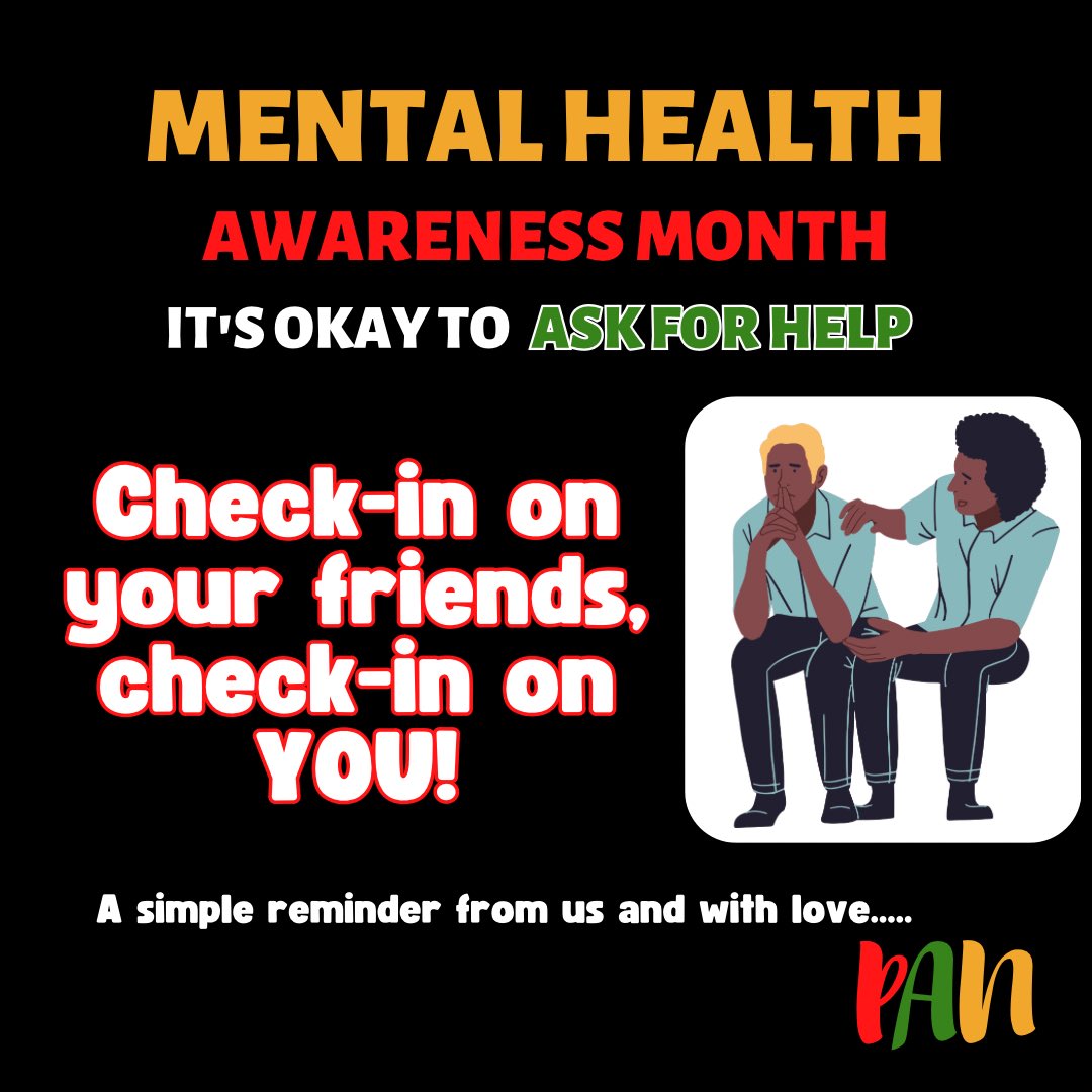 Remember, you are not alone in your struggles! Take care of your thoughts, take time for self-care and self-reflection…. Love yourself enough to prioritize your mental well-being because you’re worth it!

#ACPAPAN #PAN #PanAfricanNetwork #HigherEd #MentalHealthAwareness