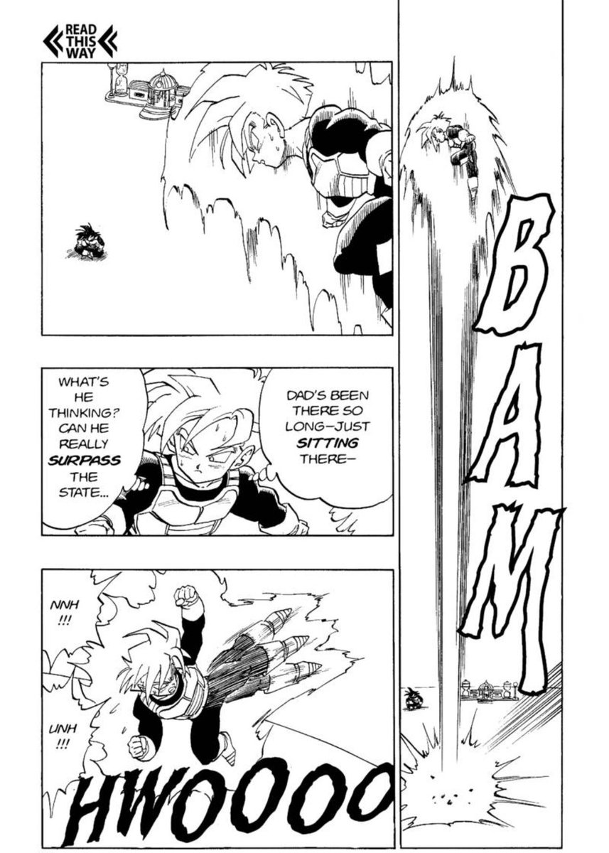 AnormalMino's tweet photo. Even in the revised version, Goku’s attitude towards meditation in SH still seems odd compared to, for instance, the Cell arc, where he’s the one who sits around thinking (causing Gohan to wonder what his deal is) until he suddenly figures out how to sur… https://t.co/txSTQIF4Aa