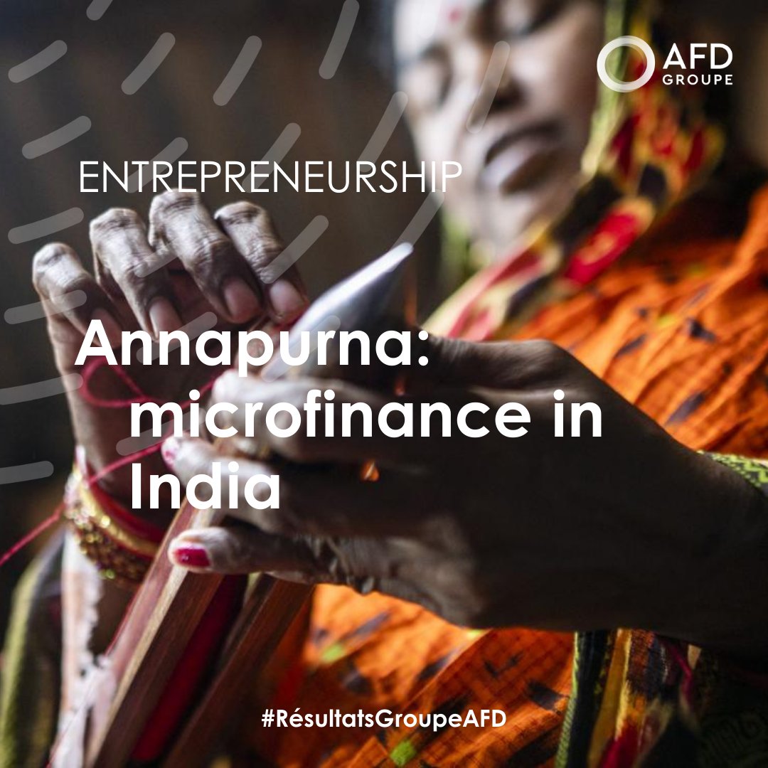 #RésultatsGroupeAFD

@Proparco, a subsidiary of our Group, has participated in a
Annapurna Finance, one of the top 5 #microfinance institutions in #India which supports 2.3M clients, 99% of whom are #women.

#WeSayWeDo➡️bit.ly/3pLt1VS
@FranceinIndia @BosleBruno @araluck