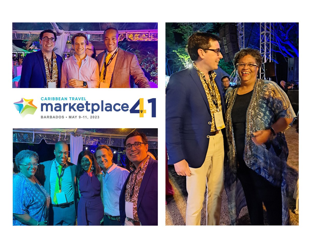 HFTP's tweet photo. HFTP President Neil Foster was invited to attend the Caribbean Hotel and Tourism Association's #CHTAMarketplace41 last week in Barbados and speak about artificial intelligence and the future of Caribbean tourism. 🌴 https://t.co/zFv1S1gFLc