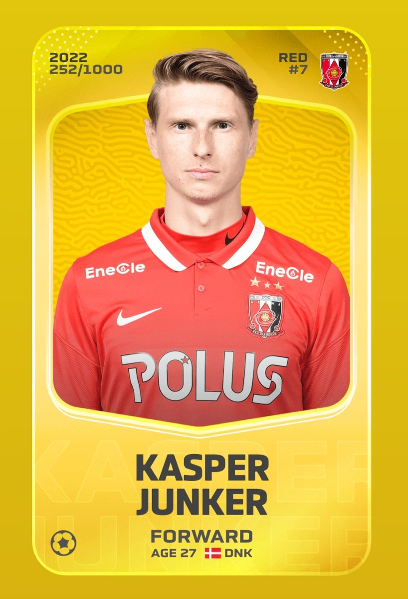 🎁 #freetipscout #Giveaway

Need a forward for the summer? I got you! Win a 🟨 Kasper Junker!! 🤩 

Enter:
✅ Follow @freetipscout
✅ Follow twitch.tv/freetipscout
✅ RT + Like 🔄❤️
⏰ Tue 23/05 @ 20:30 UK

New to Sorare? Get a FREE card with this link 🔗 sorare.pxf.io/freetipscout