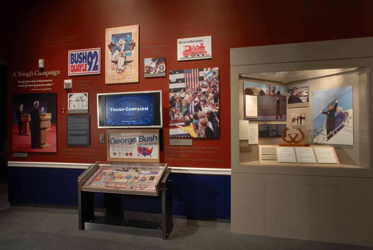 TAMUISSS's tweet photo. Happy International Museum Day Aggies! It's a good day to check out our very own George H.W. Bush Presidential Library and Museum!! Here's a sneak peek... 🤭

#tamu #gigem #whoop #internationalmuseumday https://t.co/LPrZgQnUzp