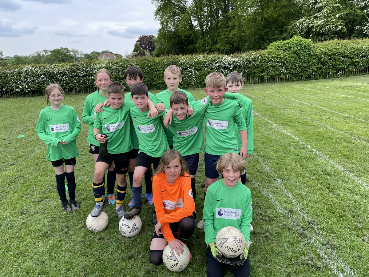 AckworthHoward's tweet photo. Well done to the group of Year 6 children who represented the school today in a match against Badsworth. A well earned and competitive match which ended 3-3. #howardpe #sport #football https://t.co/xvBckhZpqu