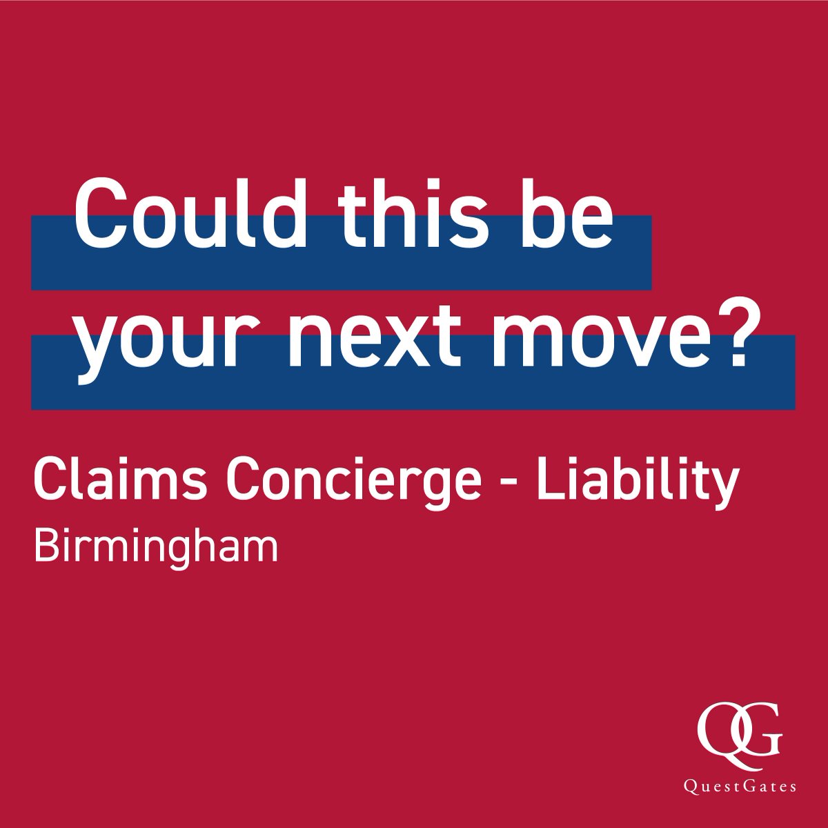 QuestGates's tweet photo. We are looking to recruit a Claims Concierge within our Birmingham Office. Find out more here: https://t.co/hltMC6d7JQ
#QuestGates #ClaimsConcierge #JobOpportunity #LossAdjuster #ClaimsHandling #Birmingham #BirminghamJobs https://t.co/Rvzk3okAxj