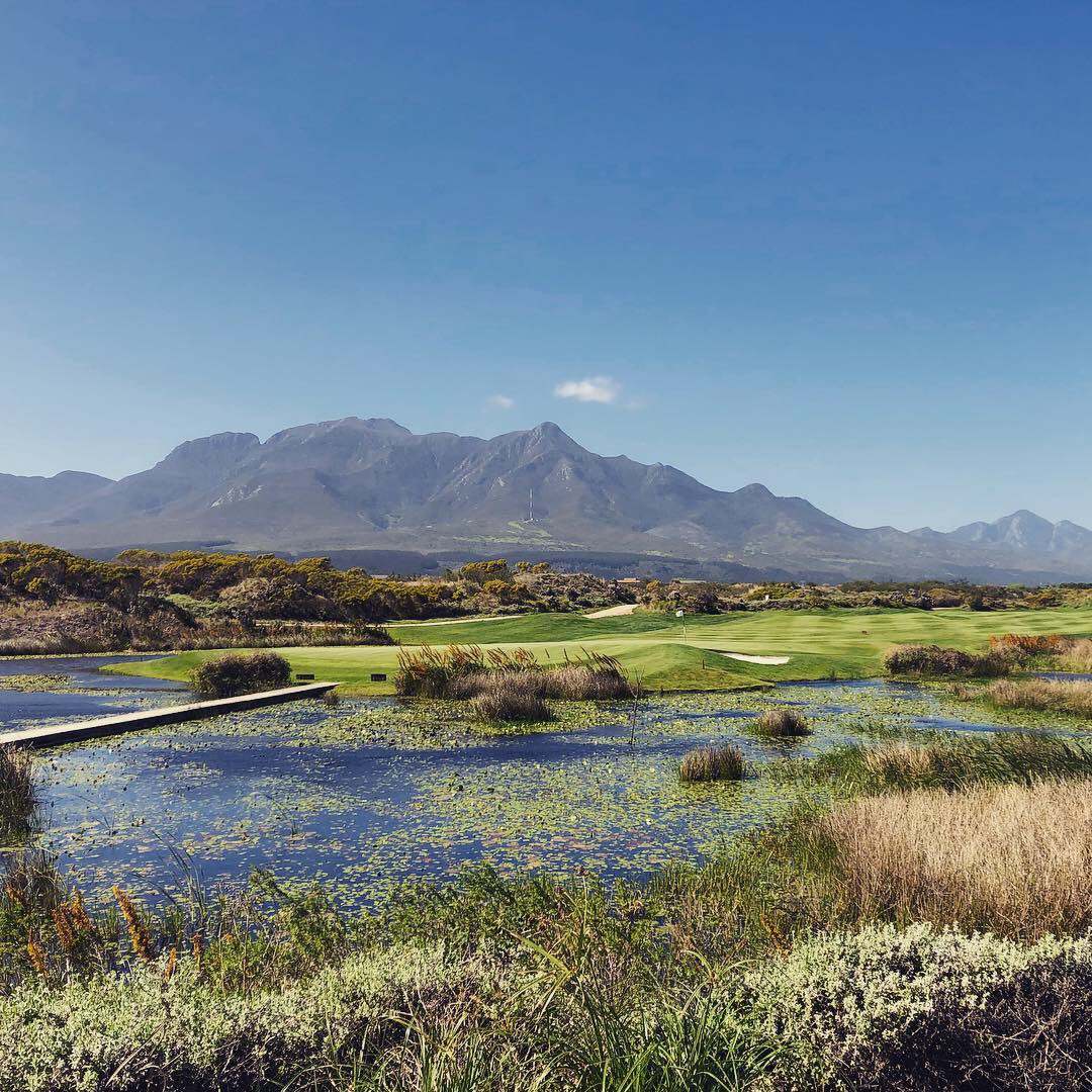 The Links at Fancourt, home of the 2003 Presidents Cup & weather patterns that go from South Africa to Scotland in minutes! @FANCOURTSA #bbcgolf