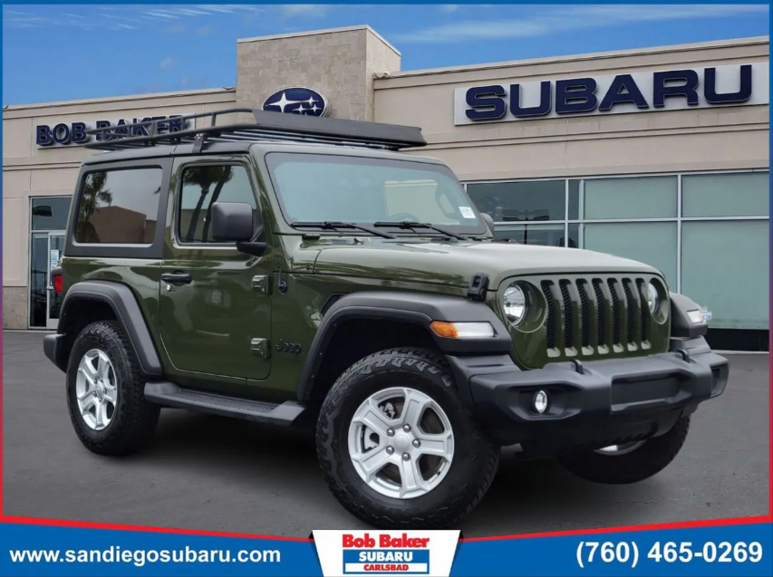 BobBaker_Subaru's tweet photo. Searching for the perfect summer vehicle? Look no further - this pre-owned 2021 Jeep Wrangler Sport S is ready to take you on any adventure! Call to schedule your test drive today: https://t.co/S9Dt412DXG

#Jeep #Wrangler #JeepWrangler #Sandiego #CA #California #JeepLife https://t.co/PpOU6AEOv9