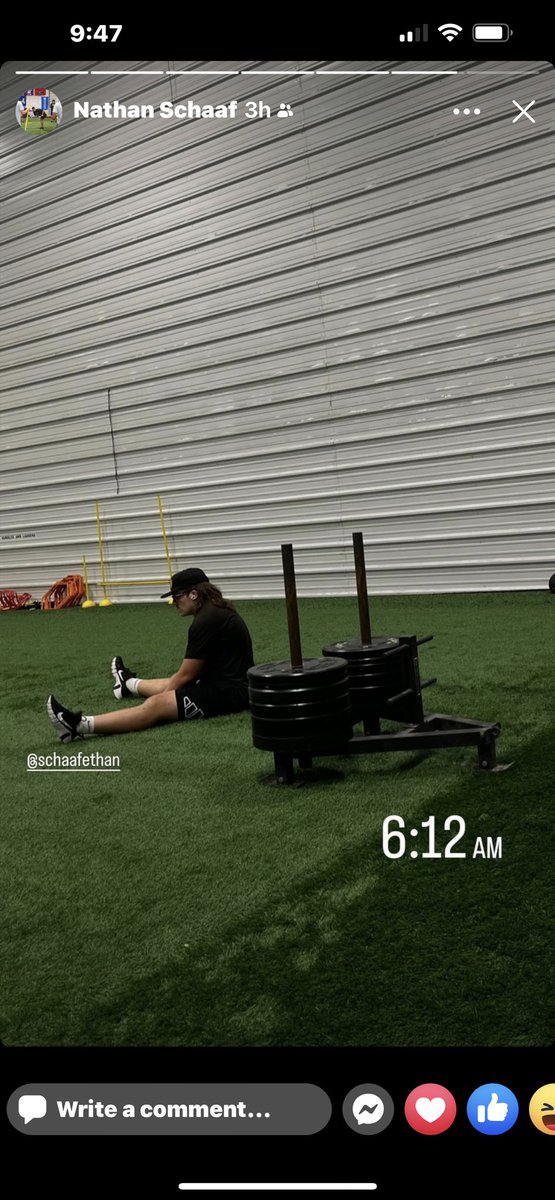 Some take time off.  Others continue to push themselves. <a href="/ethan_schaaf/">Ethan Schaaf</a> has been home for 3 weeks and has continued to put in the work.  Example #99 from this morning. A nice little sled march with about 595#.
