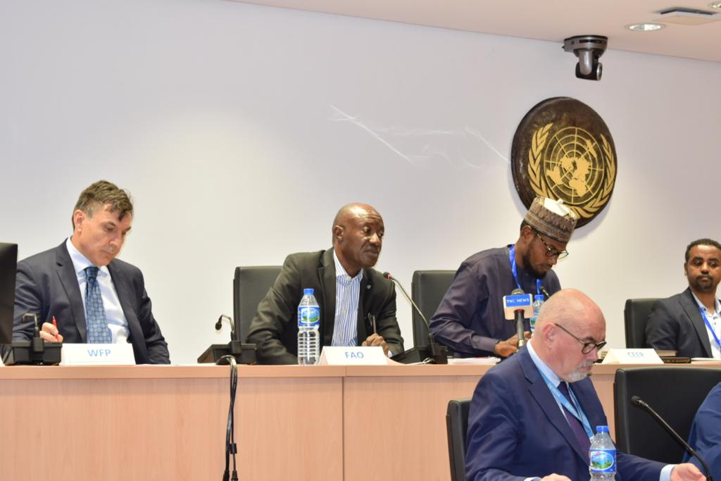 This morning at the UN House we had an official launch of the 2023 Lean Season Food Security and Nutrition Crisis Multisector Plan. I made the call on behalf of the Food security sector for urgent funding to scale up local food production for affected populations @OCHANigeria