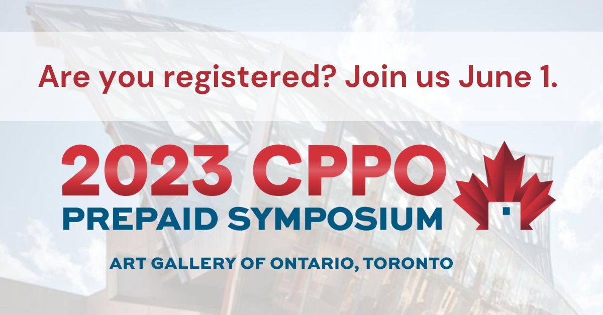 CPPO (@canadianprepaid) on Twitter photo TWO WEEK WARNING: only a few spots left at the <a href="/agotoronto/">Art Gallery of Ontario</a>, our one-of-a-kind venue for the #CPPOSymposium23.
Register today! bit.ly/CPPOSympRegist…
#register #Canada #prepaid #openloopprepaidcard #fintech #payments <a href="/Tramontana/">Jennifer Tramontana</a> <a href="/AnnaKragie/">Anna Kragie</a> <a href="/kbudahazy/">Karen Budahazy</a> <a href="/alissaliotti/">Alissa (Liotti) Clayton</a> TWO WEEK WARNING: only a few spots left at the <a href="/agotoronto/">Art Gallery of Ontario</a>, our one-of-a-kind venue for the #CPPOSymposium23.
Register today! bit.ly/CPPOSympRegist…
#register #Canada #prepaid #openloopprepaidcard #fintech #payments <a href="/Tramontana/">Jennifer Tramontana</a> <a href="/AnnaKragie/">Anna Kragie</a> <a href="/kbudahazy/">Karen Budahazy</a> <a href="/alissaliotti/">Alissa (Liotti) Clayton</a>