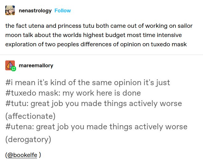 someone already mentioned this one but the additional tags are my favorite part