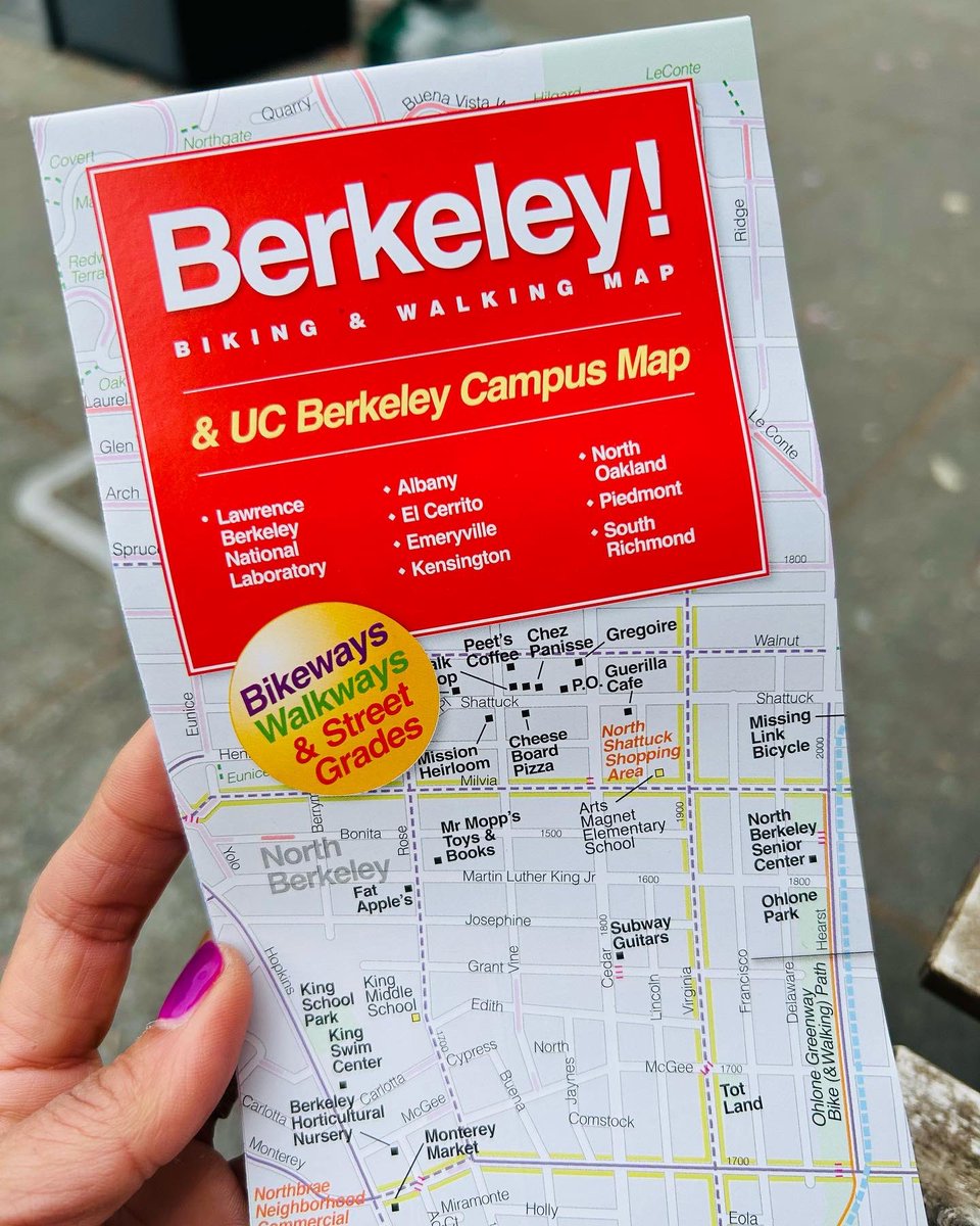 Love supporting Walk + Bike to School Day! Got this cute canvas sling bag and super useful Berkeley biking and walking map from the Bike East Bay tent.