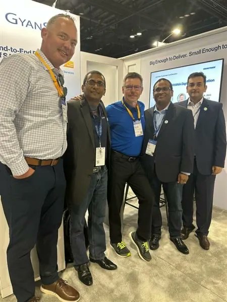 #TeamGyanSys always lives by their #values - Big Enough to Deliver, Small Enough to Care. Our #customer ATI at our Booth 825.

#sapsapphire #ASUG #sapsapphire2023