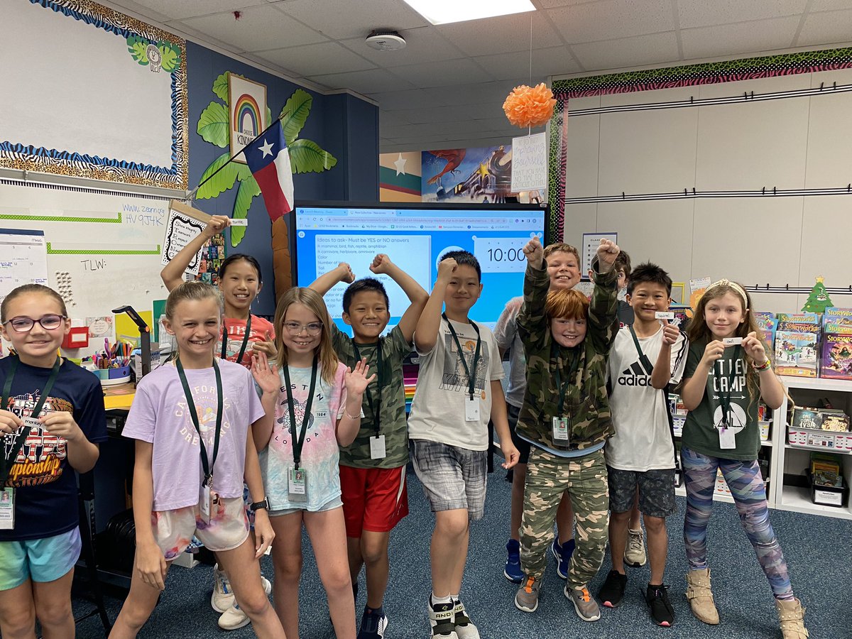We didn’t get to our class meeting yesterday, so we made it a priority today! We played WHO AM I? Animal version. 11 students were able to guess their animals correctly in less than 10 minutes! <a href="/SampsonElem/">Sampson Elementary</a> #SampsonSTRONG