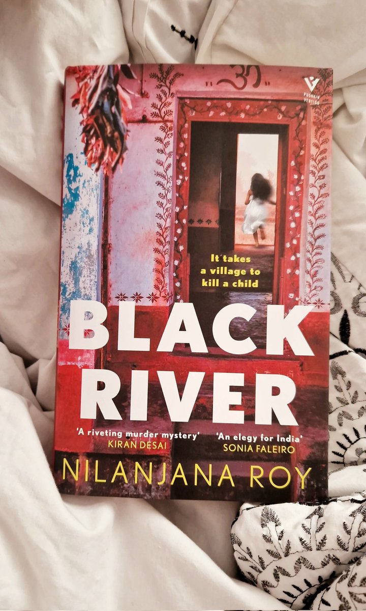 Thanks, @PushkinVertigo, for sending me a copy of @nilanjanaroy's #BlackRiver in preparation for the tour! I started it immediately, and I really can not put it down!