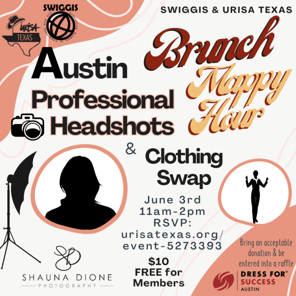 Register for your time slot today or join us for free for Mappy Hour. Headshots FREE for members ($10 if non-member). Bring a donation for @dressforsuccess Austin and be entered into a raffle! All are welcome! urisatexas.org/event-5273393 #gischat #GIS #ProfessionalDevelopment