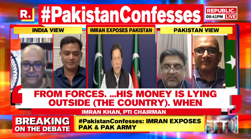 republic's tweet photo. #PakistanConfesses | They live in a state of denial. That's the problem: @GeneralBakshi, Defence Expert
#Pakistan #ImranKhan #PakistanArmy
Tune in - https://t.co/OLxYbgez95 https://t.co/nkGhkHgV2B