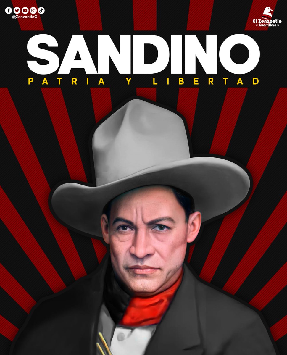 En cada palmo de #Nicaragua hoy #SandinoLuzYVerdad  vuelve a nacer en el corazón de los Revolucionarios y por doquier  <a href="/vppolicial/">Visión Policial Nicaragua</a>  dice PRESENTE ❤️🖤

#UnidosEnVictorias