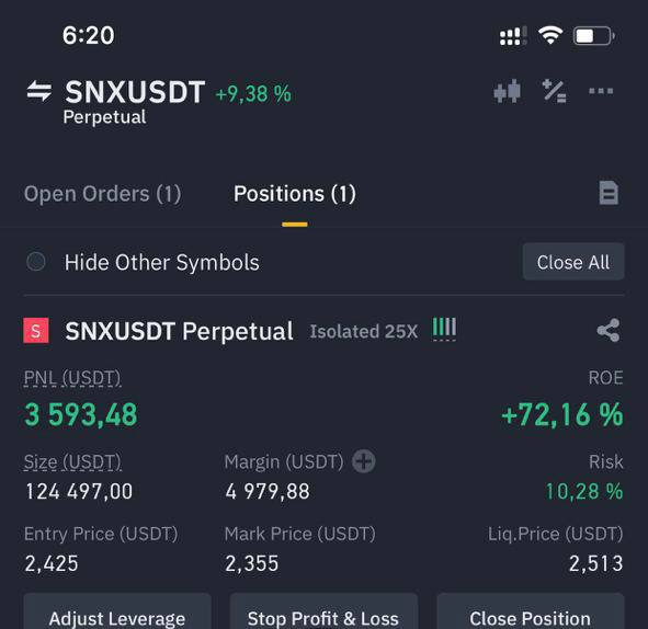 SNX/+ 72.16% Profit Achieved For VIP Members . For VIP inquiry You Can Ask <a href="/CrptoVIPSignal/">Crypto VIP Signal™</a>