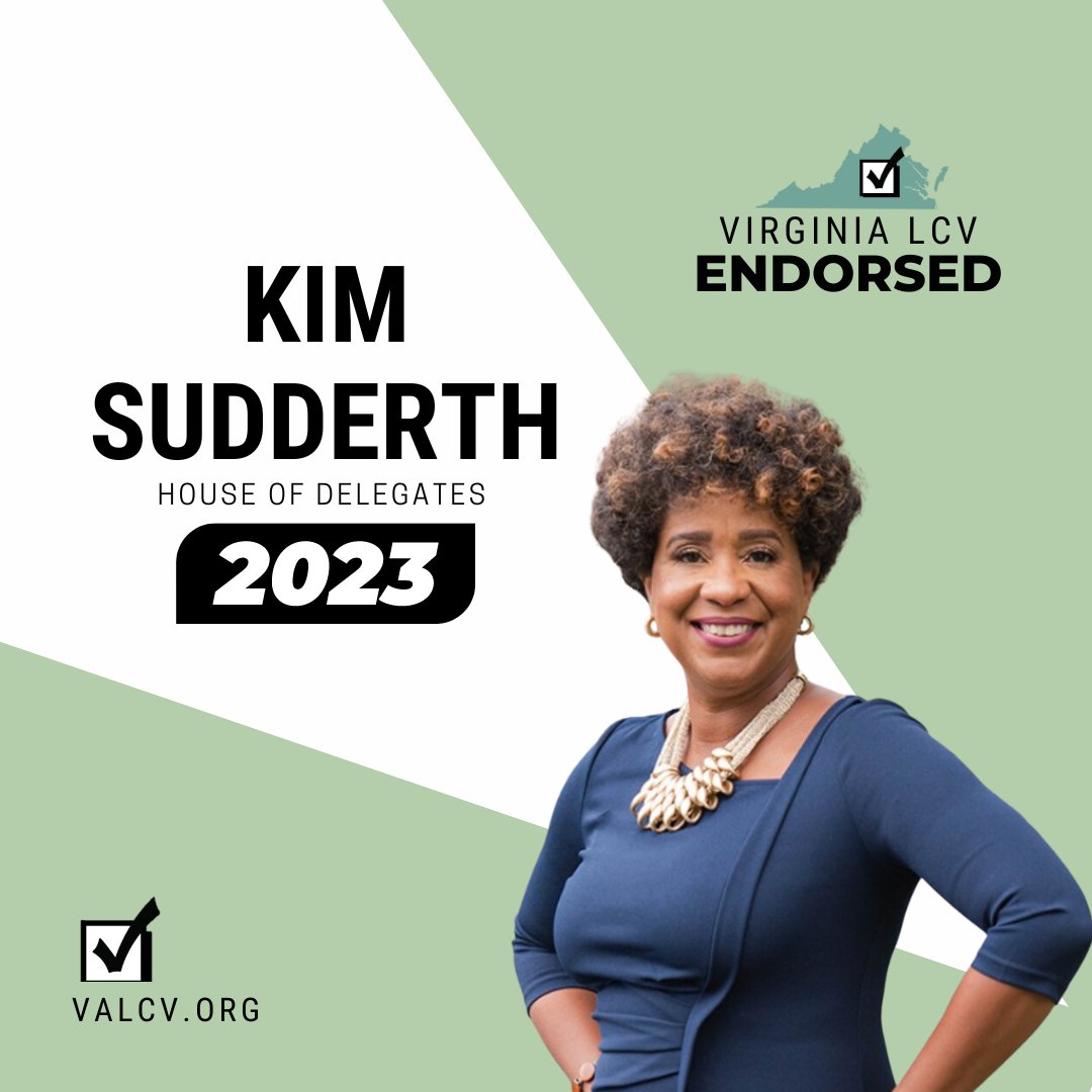 VirginiaLCV's tweet photo. Virginia LCV is proud to endorse Kim Sudderth (@KimFor92) for House District 92!
As a dedicated environmentalist and community leader, we can think of no one better to protect frontline communities like Norfolk and Chesapeake in the House of Delegates! #VALCVEndorsed https://t.co/VsnyS7rDfI