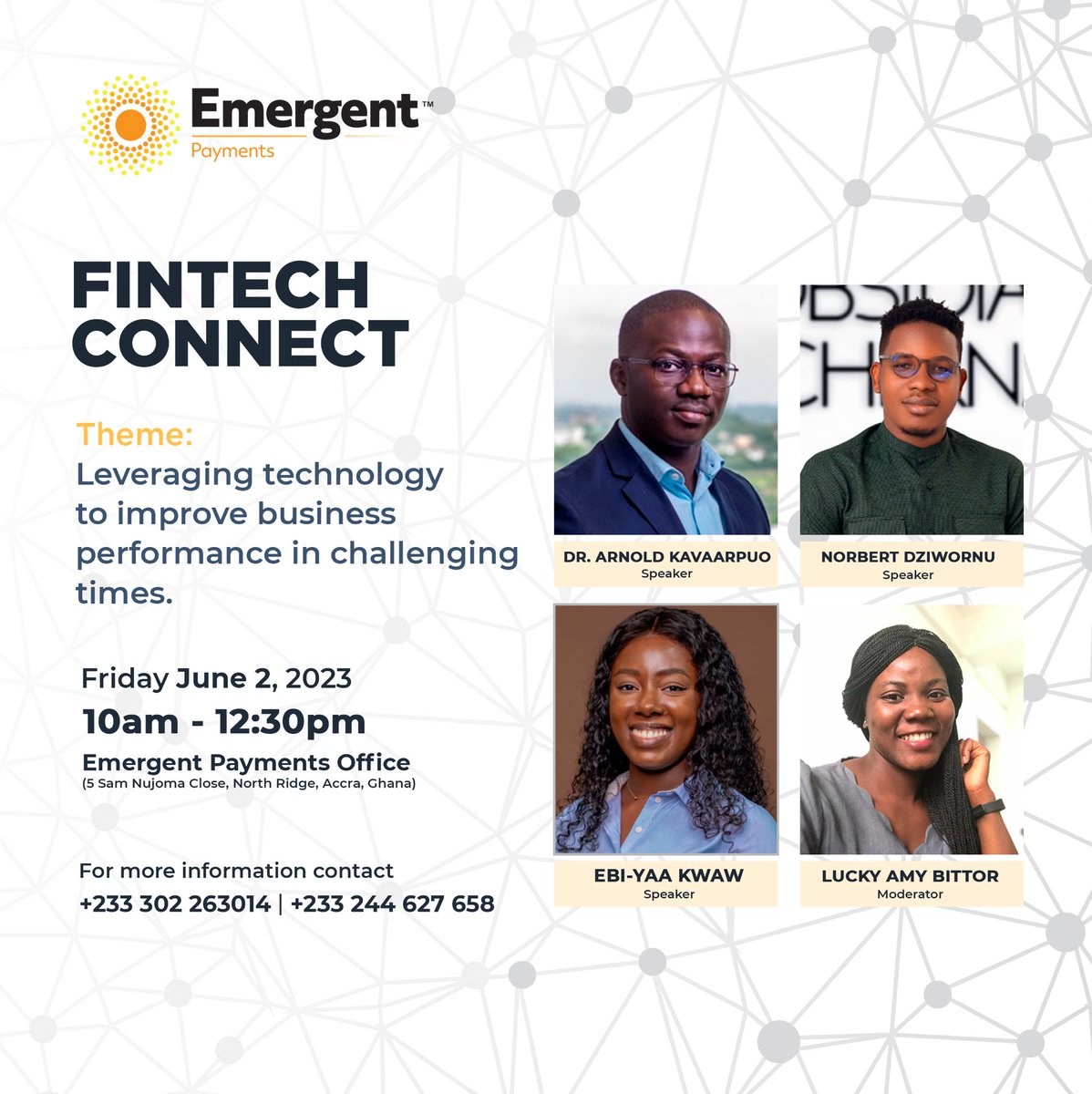 How can businesses leverage on technology to improve their business performance, given the current economic conditions?

Join our in person panel discussion and networking event on 2nd June.

Click here to register:  eventbrite.com/e/leveraging-t…